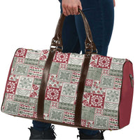 Mele Kalikimaka Hawaii Christmas Travel Bag Aloha Spirit with Hawaiian Quilt Pattern - Polynesian Pride