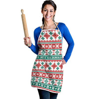 Mele Kalikimaka Hawaii Christmas Apron Hawaiian Quilt Pattern Style - Polynesian Pride