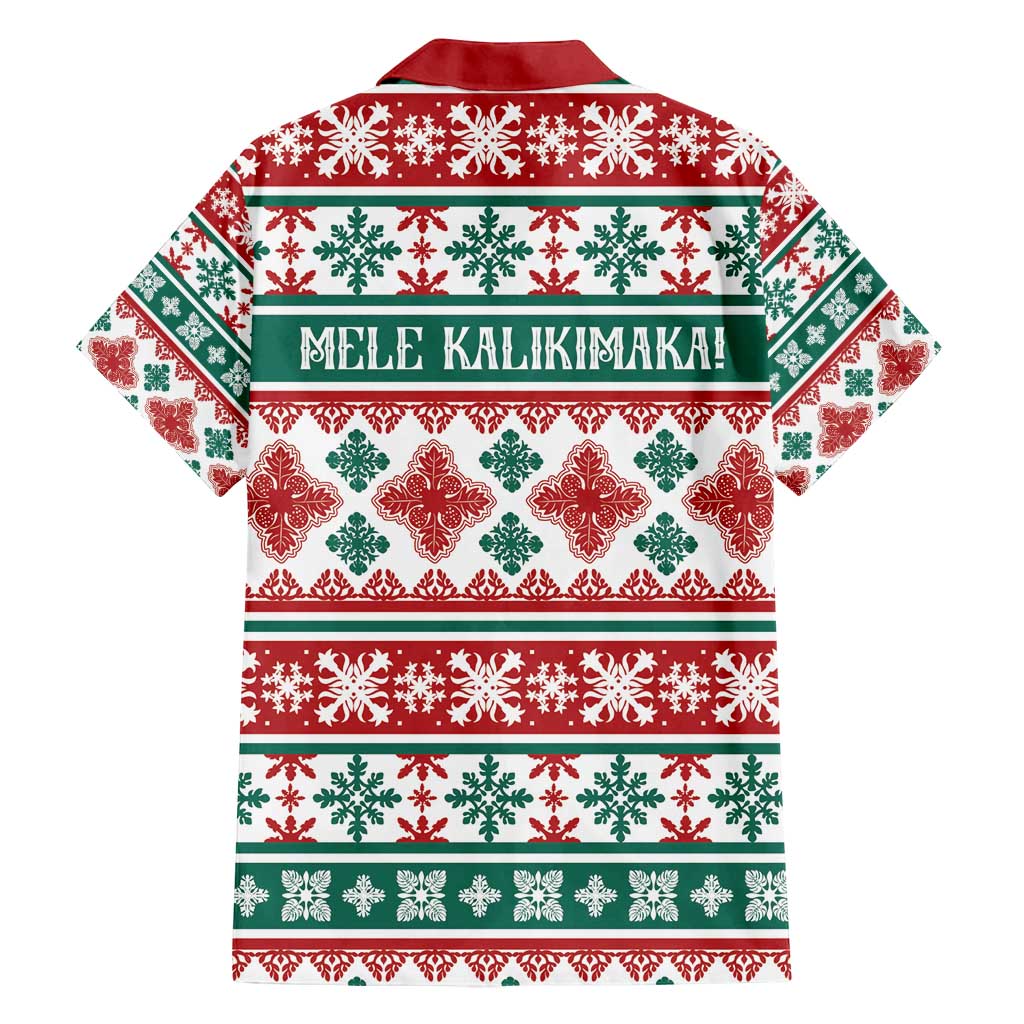 Mele Kalikimaka Hawaii Christmas Family Matching Summer Maxi Dress and Hawaiian Shirt Hawaiian Quilt Pattern Style - Polynesian Pride