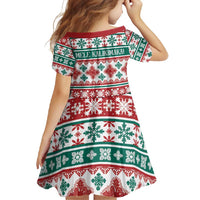 Mele Kalikimaka Hawaii Christmas Family Matching Tank Maxi Dress and Hawaiian Shirt Hawaiian Quilt Pattern Style - Polynesian Pride