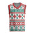 Mele Kalikimaka Hawaii Christmas Knitted V-Neck Vest Hawaiian Quilt Pattern Style - Polynesian Pride