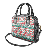 Mele Kalikimaka Hawaii Christmas Shoulder Handbag Hawaiian Quilt Pattern Style - Polynesian Pride