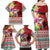 Santa Surf Mele Kalikimaka Personalized Family Matching Off Shoulder Maxi Dress and Hawaiian Shirt Aloha Tropical Christmas Vibes - Polynesian Pride