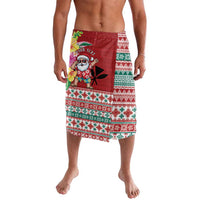 Santa Surf Mele Kalikimaka Personalized Lavalava Aloha Tropical Christmas Vibes - Polynesian Pride