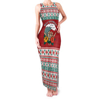 Shaka Sign Skull Mele Kalikimaka Personalized Family Matching Tank Maxi Dress and Hawaiian Shirt Hawaiian Quilt Pattern - Polynesian Pride