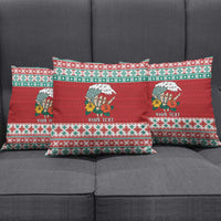 Shaka Sign Skull Mele Kalikimaka Personalized Pillow Cover Hawaiian Quilt Pattern - Polynesian Pride