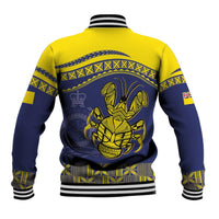 Niue Coconut Crab Baseball Jacket Rock of Polynesia LT9 - Polynesian Pride