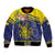 Niue Coconut Crab Bomber Jacket Rock of Polynesia