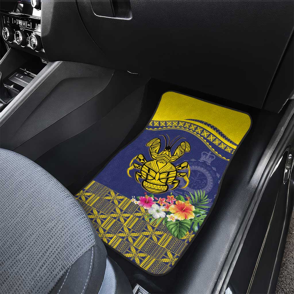 Niue Coconut Crab Car Mats Rock of Polynesia LT9 - Polynesian Pride