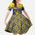 Niue Coconut Crab Family Matching Off Shoulder Maxi Dress and Hawaiian Shirt Rock of Polynesia