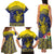 Niue Coconut Crab Family Matching Tank Maxi Dress and Hawaiian Shirt Rock of Polynesia