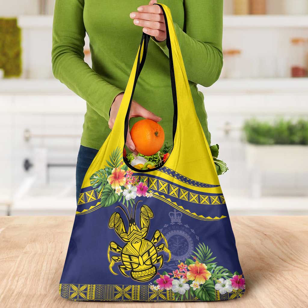 Niue Coconut Crab Grocery Bag Rock of Polynesia