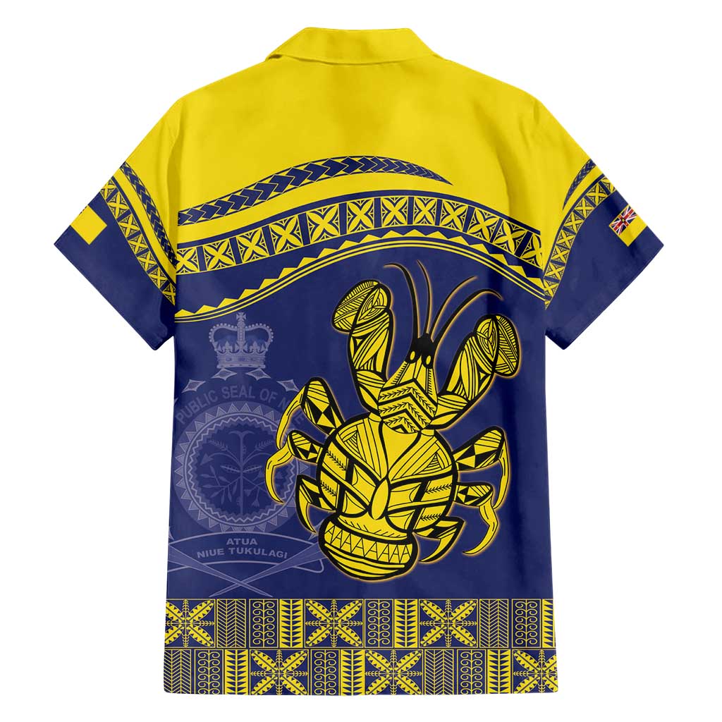 Niue Coconut Crab Hawaiian Shirt Rock of Polynesia LT9 - Polynesian Pride