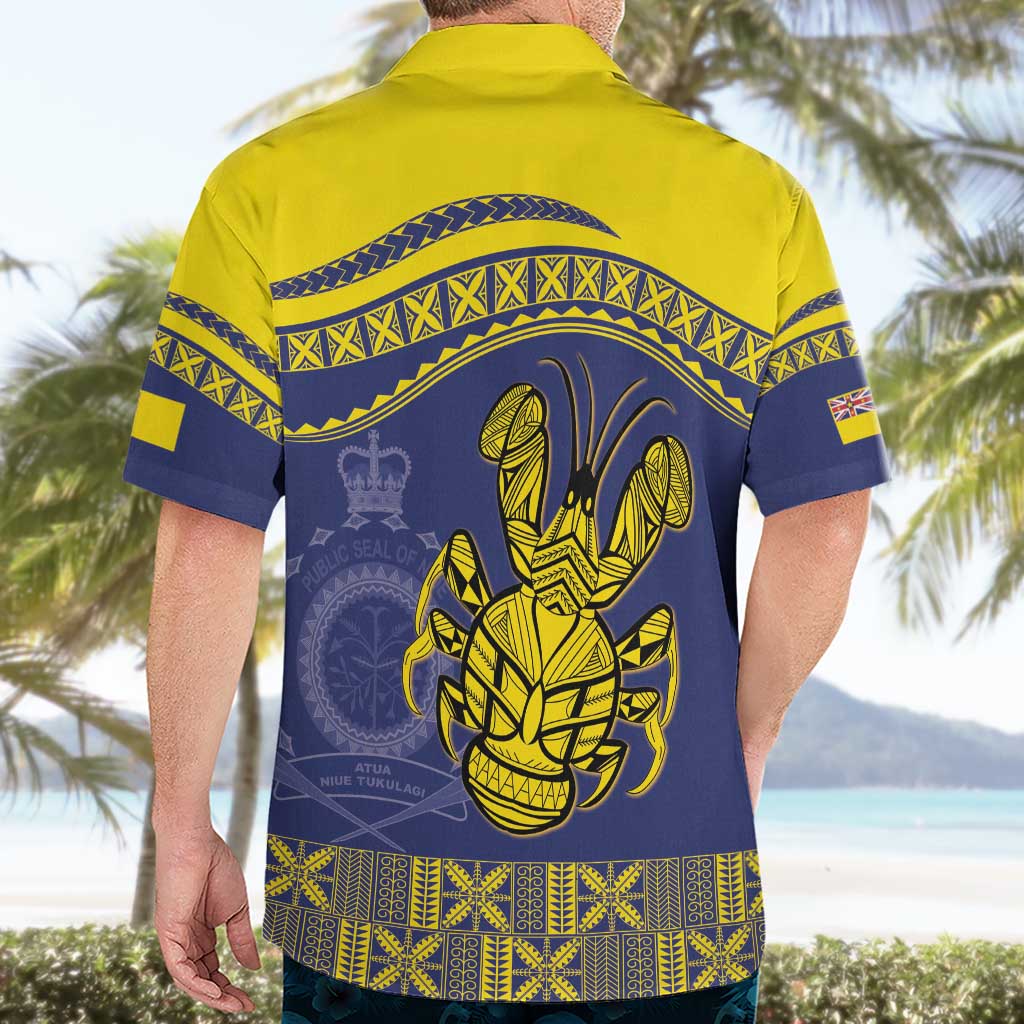 Niue Coconut Crab Hawaiian Shirt Rock of Polynesia LT9 - Polynesian Pride