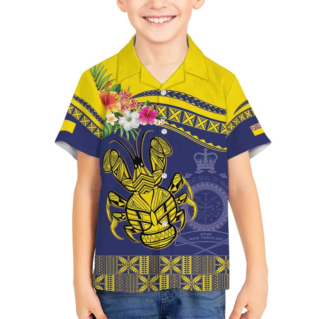 Niue Coconut Crab Hawaiian Shirt Rock of Polynesia LT9 - Polynesian Pride