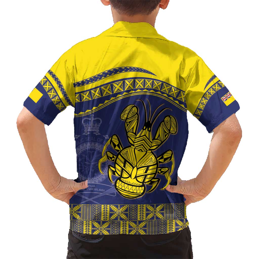 Niue Coconut Crab Hawaiian Shirt Rock of Polynesia LT9 - Polynesian Pride