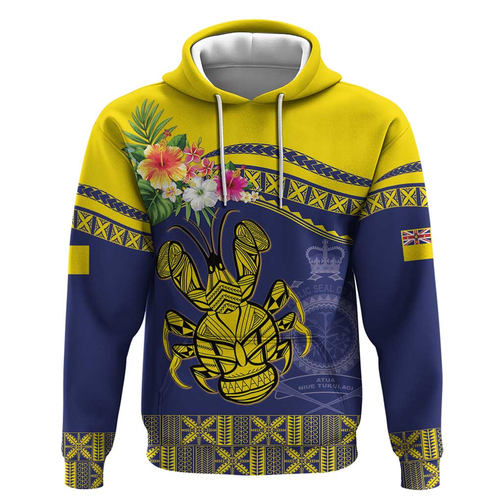 Niue Coconut Crab Hoodie Rock of Polynesia