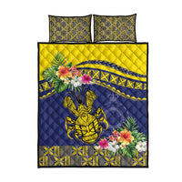 Niue Coconut Crab Quilt Bed Set Rock of Polynesia LT9 - Polynesian Pride