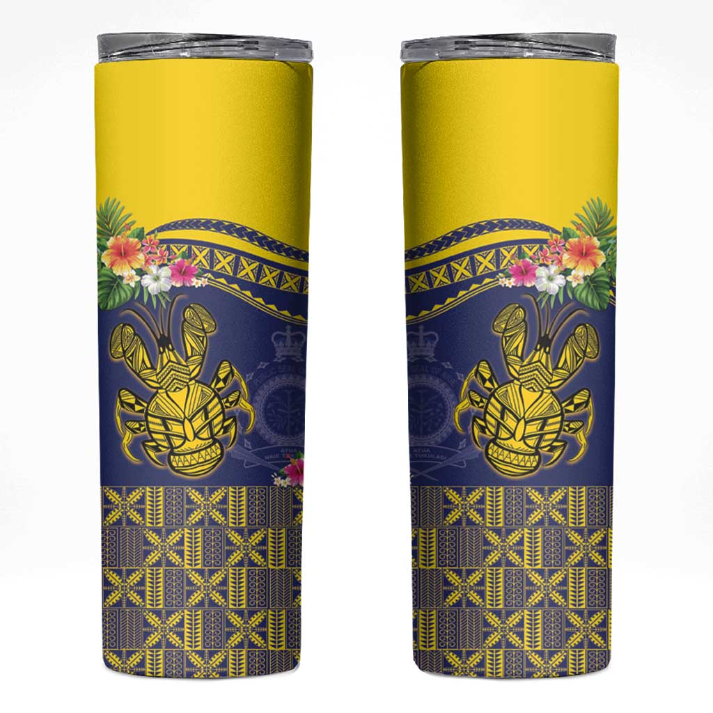 Niue Coconut Crab Skinny Tumbler Rock of Polynesia