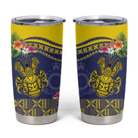 Niue Coconut Crab Tumbler Cup Rock of Polynesia LT9 Gold - Polynesian Pride