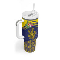 Niue Coconut Crab Tumbler With Handle Rock of Polynesia LT9 - Polynesian Pride