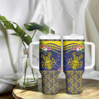 Niue Coconut Crab Tumbler With Handle Rock of Polynesia LT9 - Polynesian Pride