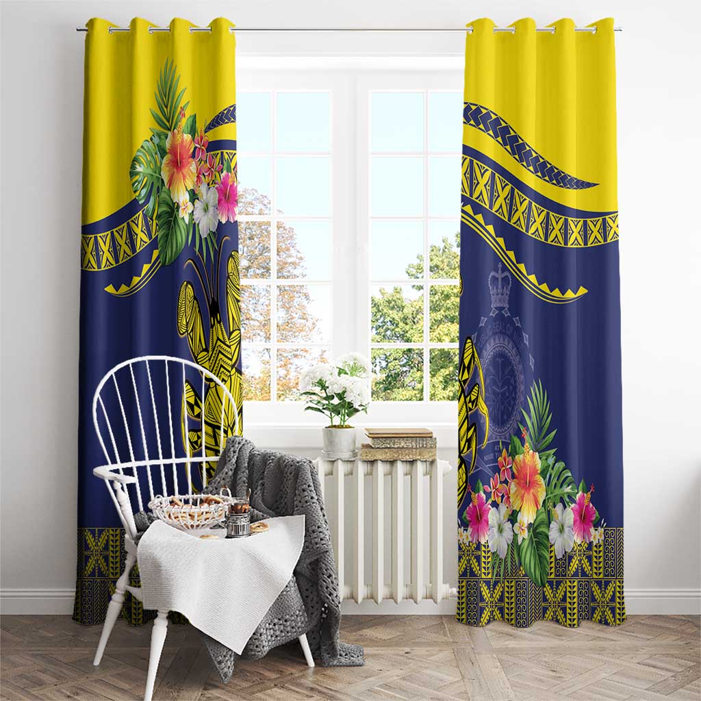 Niue Coconut Crab Window Curtain Rock of Polynesia LT9 - Polynesian Pride