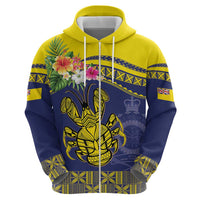 Niue Coconut Crab Zip Hoodie Rock of Polynesia