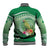 Norfolk Parakeet Tropical Baseball Jacket Norfolk Island Tribal Pattern