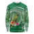 Norfolk Parakeet Tropical Long Sleeve Shirt Norfolk Island Tribal Pattern