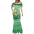 Norfolk Parakeet Tropical Mermaid Dress Norfolk Island Tribal Pattern