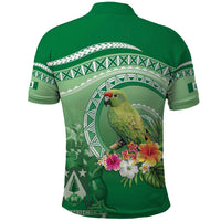 Norfolk Parakeet Tropical Polo Shirt Norfolk Island Tribal Pattern
