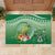 Norfolk Parakeet Tropical Rubber Doormat Norfolk Island Tribal Pattern