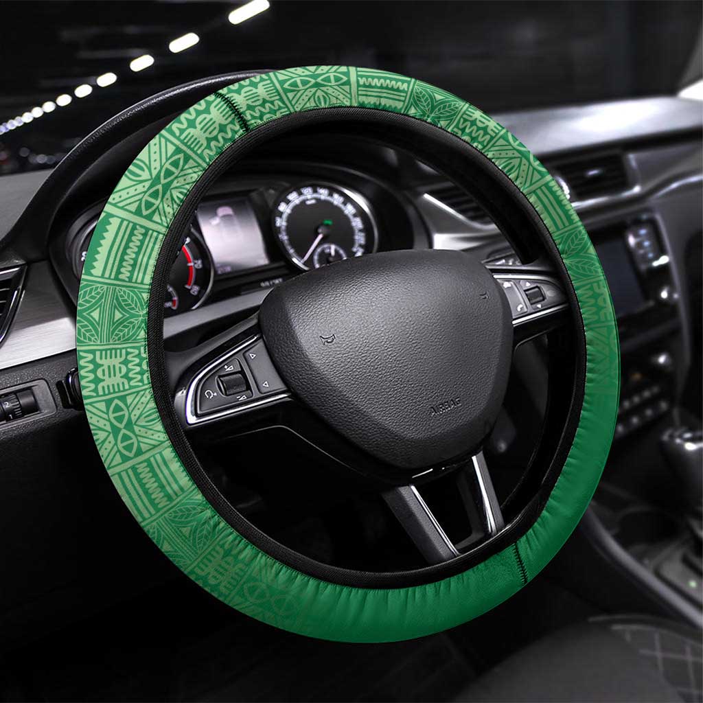 Norfolk Parakeet Tropical Steering Wheel Cover Norfolk Island Tribal Pattern