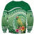 Norfolk Parakeet Tropical Sweatshirt Norfolk Island Tribal Pattern