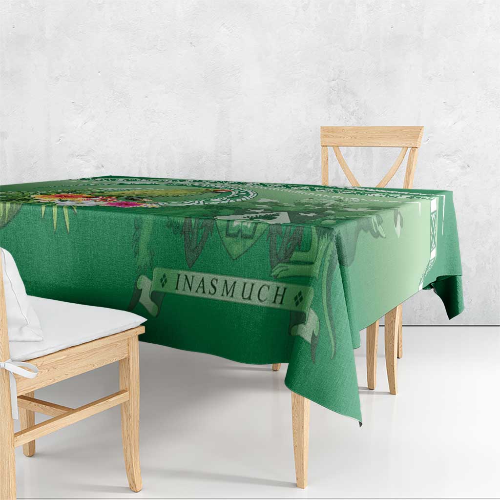 Norfolk Parakeet Tropical Tablecloth Norfolk Island Tribal Pattern