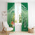 Norfolk Parakeet Tropical Window Curtain Norfolk Island Tribal Pattern