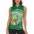 Norfolk Parakeet Tropical Women Sleeveless Polo Shirt Norfolk Island Tribal Pattern