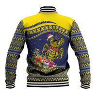Monuina e Kilisimasi Niue Christmas Baseball Jacket Niuean Tribal Pattern LT9 - Polynesian Pride