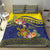 Monuina e Kilisimasi Niue Christmas Bedding Set Niuean Tribal Pattern