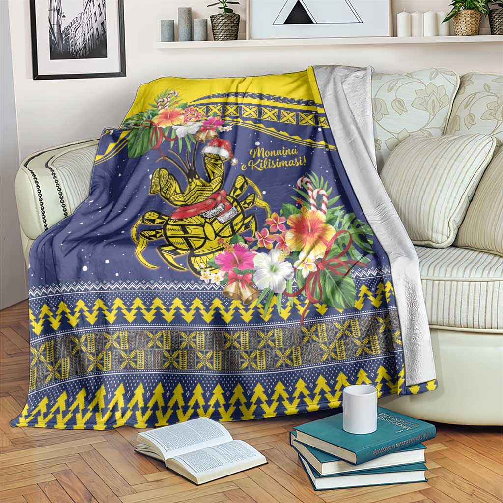 Monuina e Kilisimasi Niue Christmas Blanket Niuean Tribal Pattern LT9 Gold - Polynesian Pride
