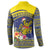 Monuina e Kilisimasi Niue Christmas Button Sweatshirt Niuean Tribal Pattern