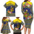 Monuina e Kilisimasi Niue Christmas Family Matching Long Sleeve Bodycon Dress and Hawaiian Shirt Niuean Tribal Pattern