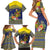 Monuina e Kilisimasi Niue Christmas Family Matching Short Sleeve Bodycon Dress and Hawaiian Shirt Niuean Tribal Pattern