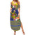 Monuina e Kilisimasi Niue Christmas Family Matching Summer Maxi Dress and Hawaiian Shirt Niuean Tribal Pattern