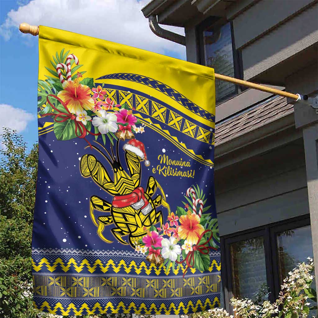 Monuina e Kilisimasi Niue Christmas Garden Flag Niuean Tribal Pattern LT9 - Polynesian Pride