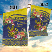 Monuina e Kilisimasi Niue Christmas Garden Flag Niuean Tribal Pattern LT9 - Polynesian Pride