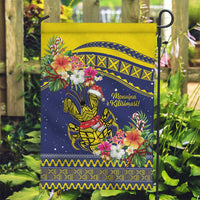Monuina e Kilisimasi Niue Christmas Garden Flag Niuean Tribal Pattern LT9 Garden Flag Gold - Polynesian Pride