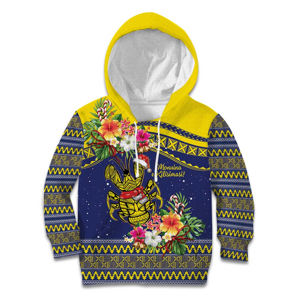 Monuina e Kilisimasi Niue Christmas Kid Hoodie Niuean Tribal Pattern