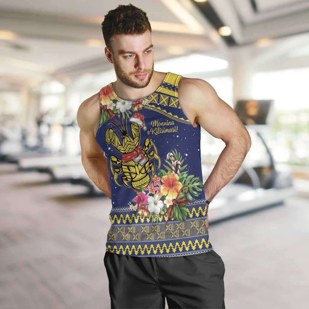 Monuina e Kilisimasi Niue Christmas Men Tank Top Niuean Tribal Pattern